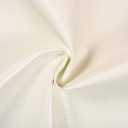 Ткань Дерматин (Кожзам) для мебели, цвет Белый (на отрез)  в Спб