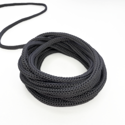 Шнур для одежды d-4.5мм, цвет Серый (на отрез)  в Спб