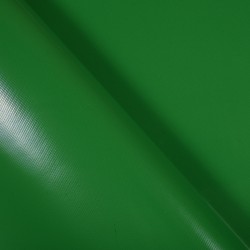 Ткань ПВХ 450 гр/м2, Зелёный (Ширина 160см), на отрез  в Спб