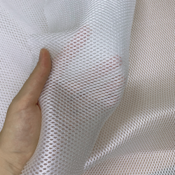 Сетка 3D трехслойная Air mesh 160 гр/м2, цвет Белый (на отрез)  в Спб