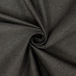 Ткань Рогожка (мебельная), цвет Тёмно-Серый (на отрез)  в Спб