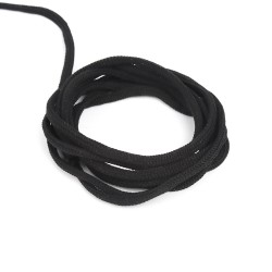 Шнур для одежды 4,5 мм, цвет Чёрный (на отрез)  в Спб