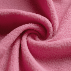Флис Односторонний 130 гр/м2, цвет Розовый (на отрез)  в Спб