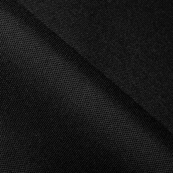 Прорезиненная ткань Оксфорд 600D ПВХ, Черный (на отрез)  в Спб