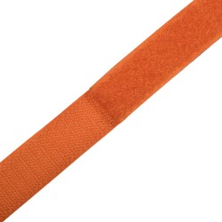 Контактная лента 25мм  Оранжевый (велькро-липучка, на отрез)  в Спб