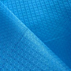 Ткань Оксфорд 300D PU Рип-Стоп СОТЫ, цвет Голубой (на отрез)  в Спб